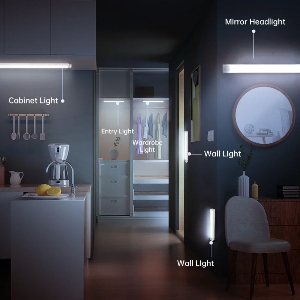 🔥UUDEN VUODEN MYYNTI - Ladattavat LED-valaisimet ilman lyöntiä Smart Sensor Magnetic