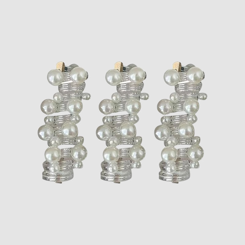 Pearl suora spiraali hiukset tie