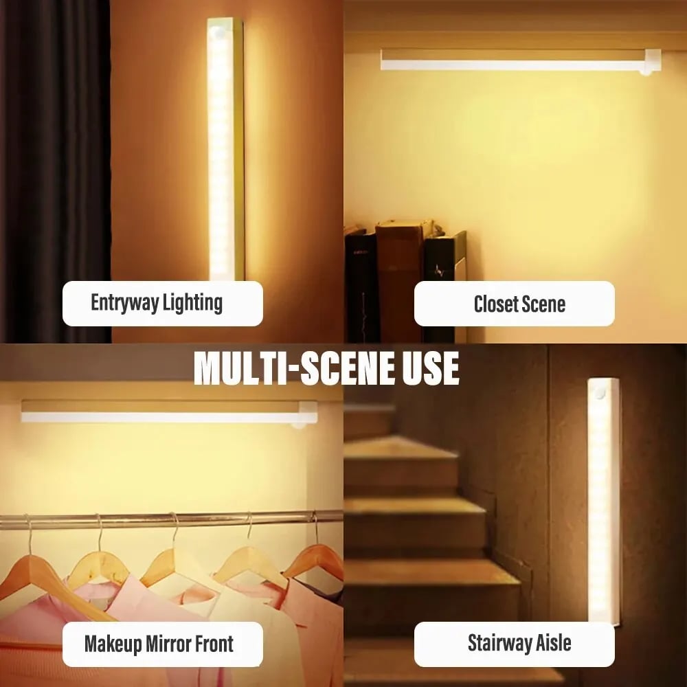 🔥UUDEN VUODEN MYYNTI - Ladattavat LED-valaisimet ilman lyöntiä Smart Sensor Magnetic