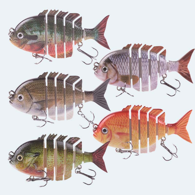 Uusi 6-osainen Bionic Multi-Section Tilapia Lure -viehelajiđđŁ