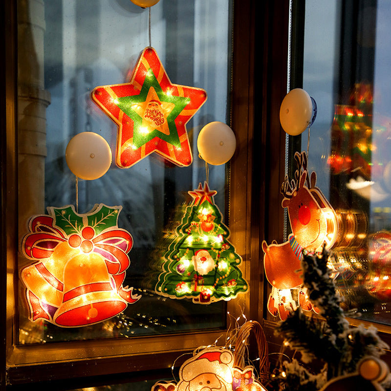 đChristmas Window Hanging Lights