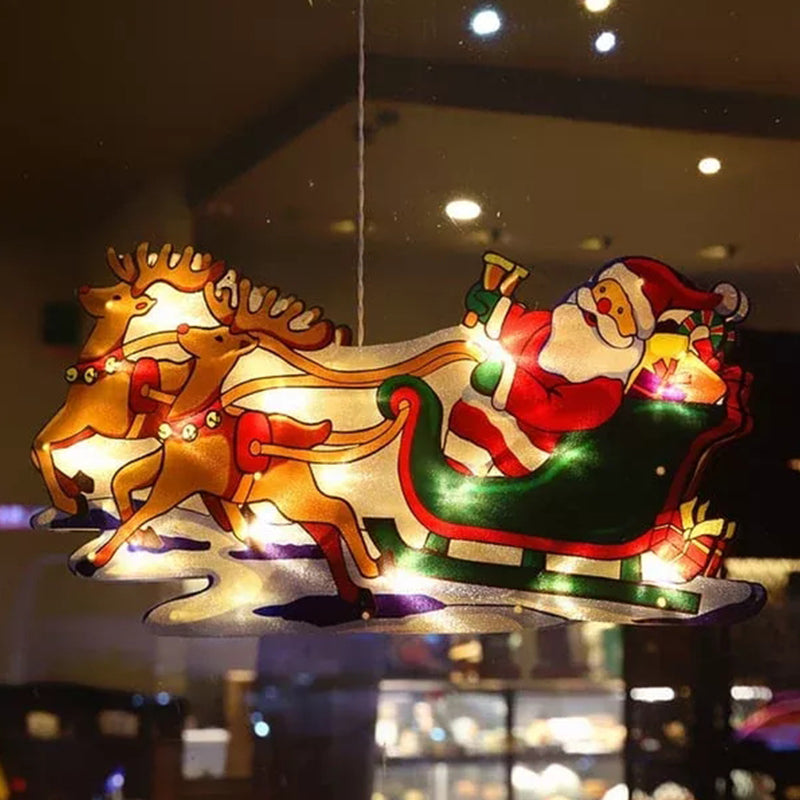 đChristmas Window Hanging Lights