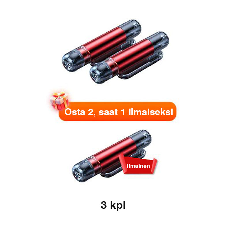 Mini hätätyökalu autolla pakenemiseen