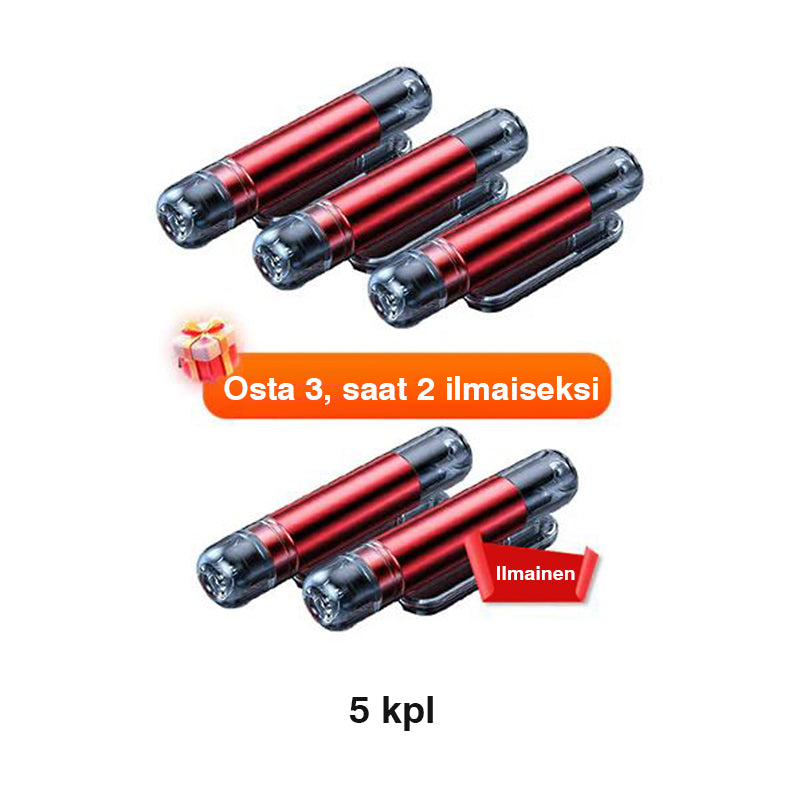 Mini hätätyökalu autolla pakenemiseen