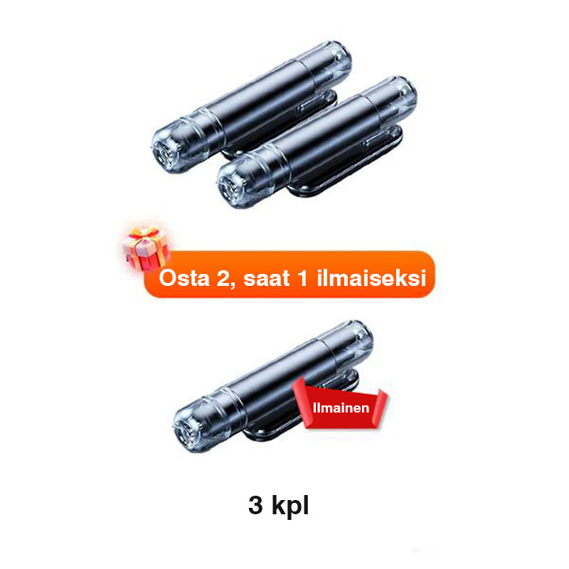 Mini hätätyökalu autolla pakenemiseen