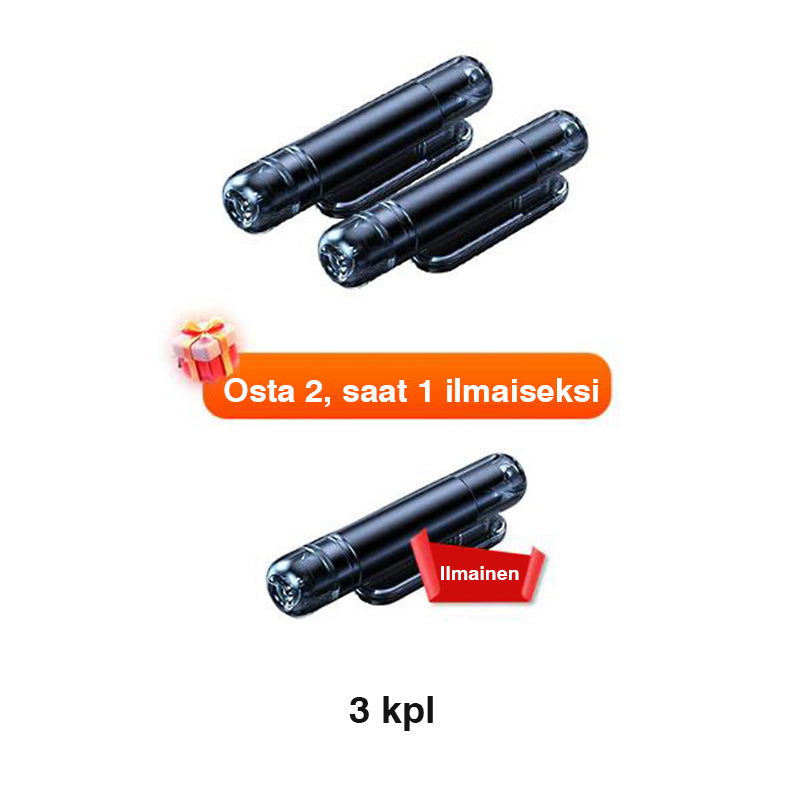 Mini hätätyökalu autolla pakenemiseen