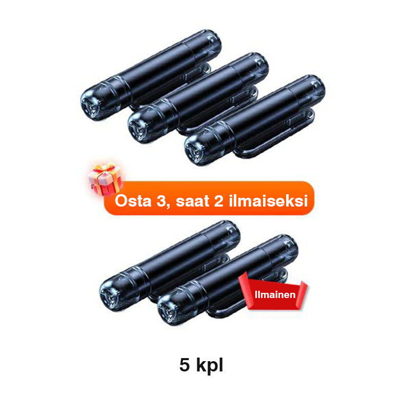 Mini hätätyökalu autolla pakenemiseen