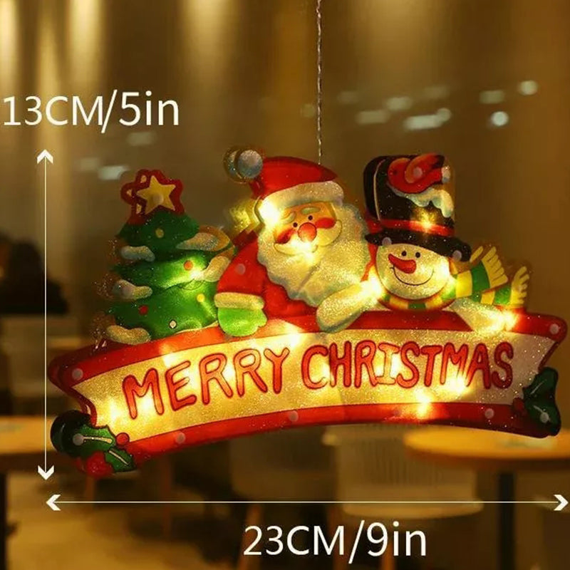 đChristmas Window Hanging Lights