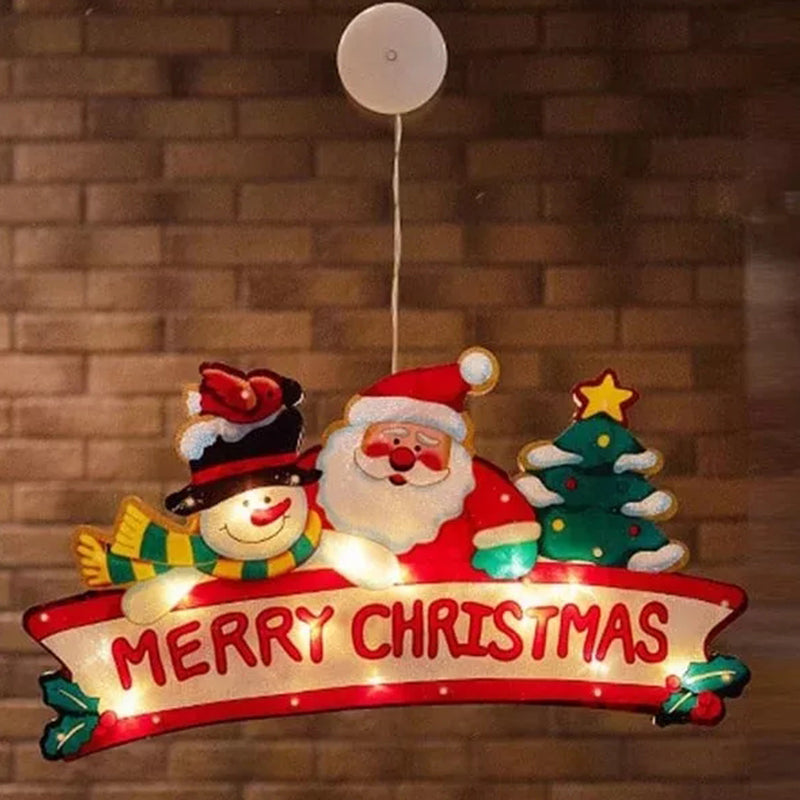 đChristmas Window Hanging Lights