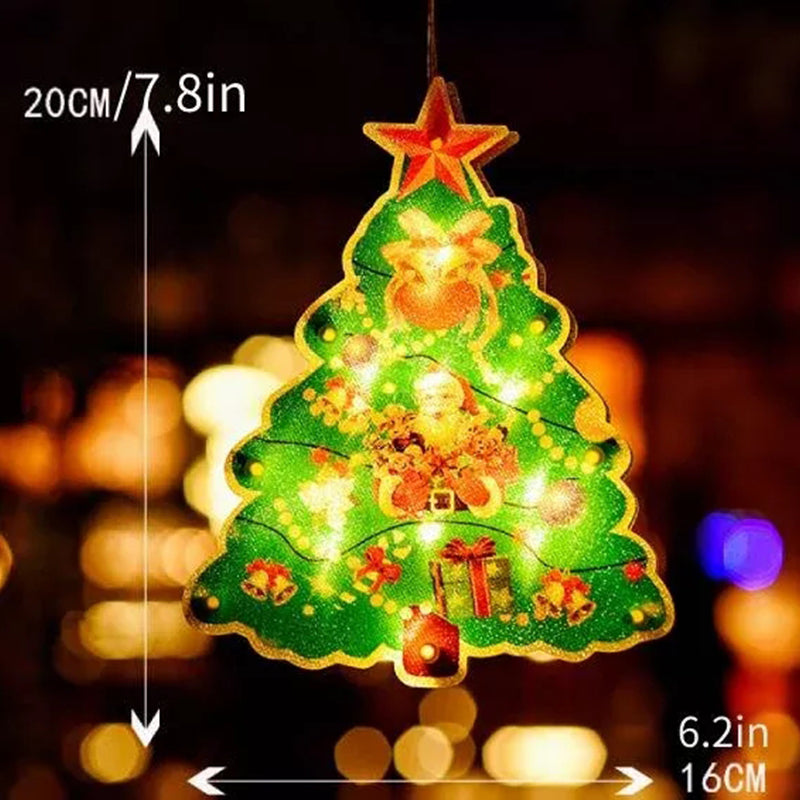 đChristmas Window Hanging Lights