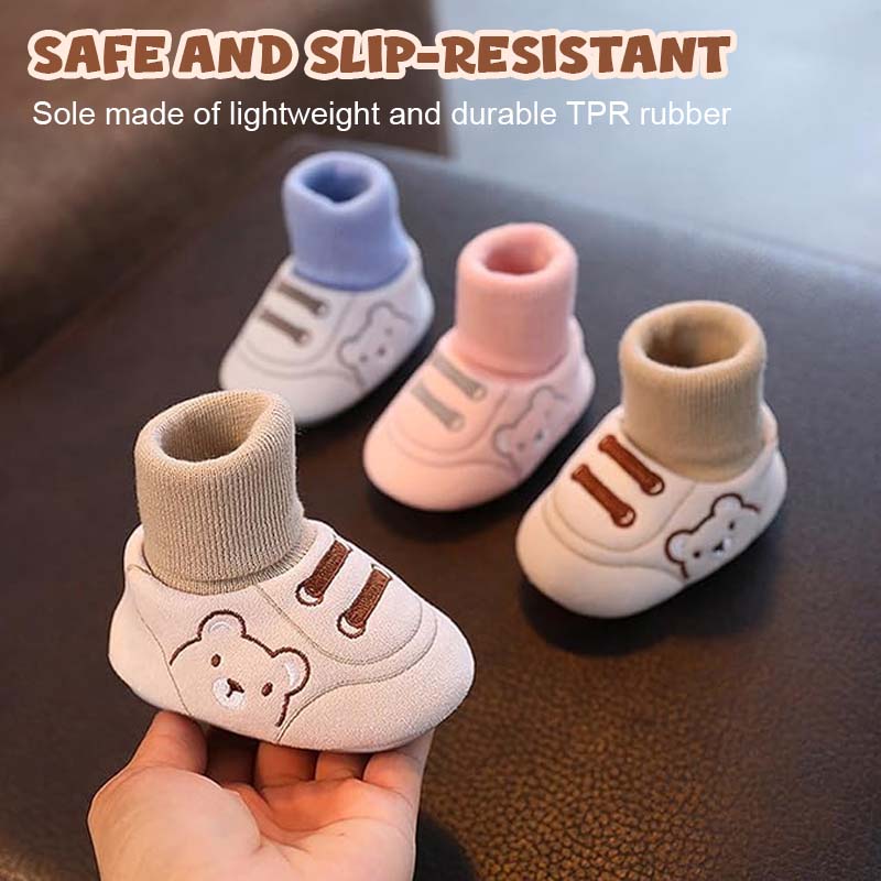 đ Søte Bjørn Slip-on SmĂĽbarnsko â Komfortable Første GĂĽsko đ§¸
