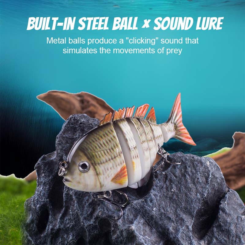 Uusi 6-osainen Bionic Multi-Section Tilapia Lure -viehelajiđđŁ