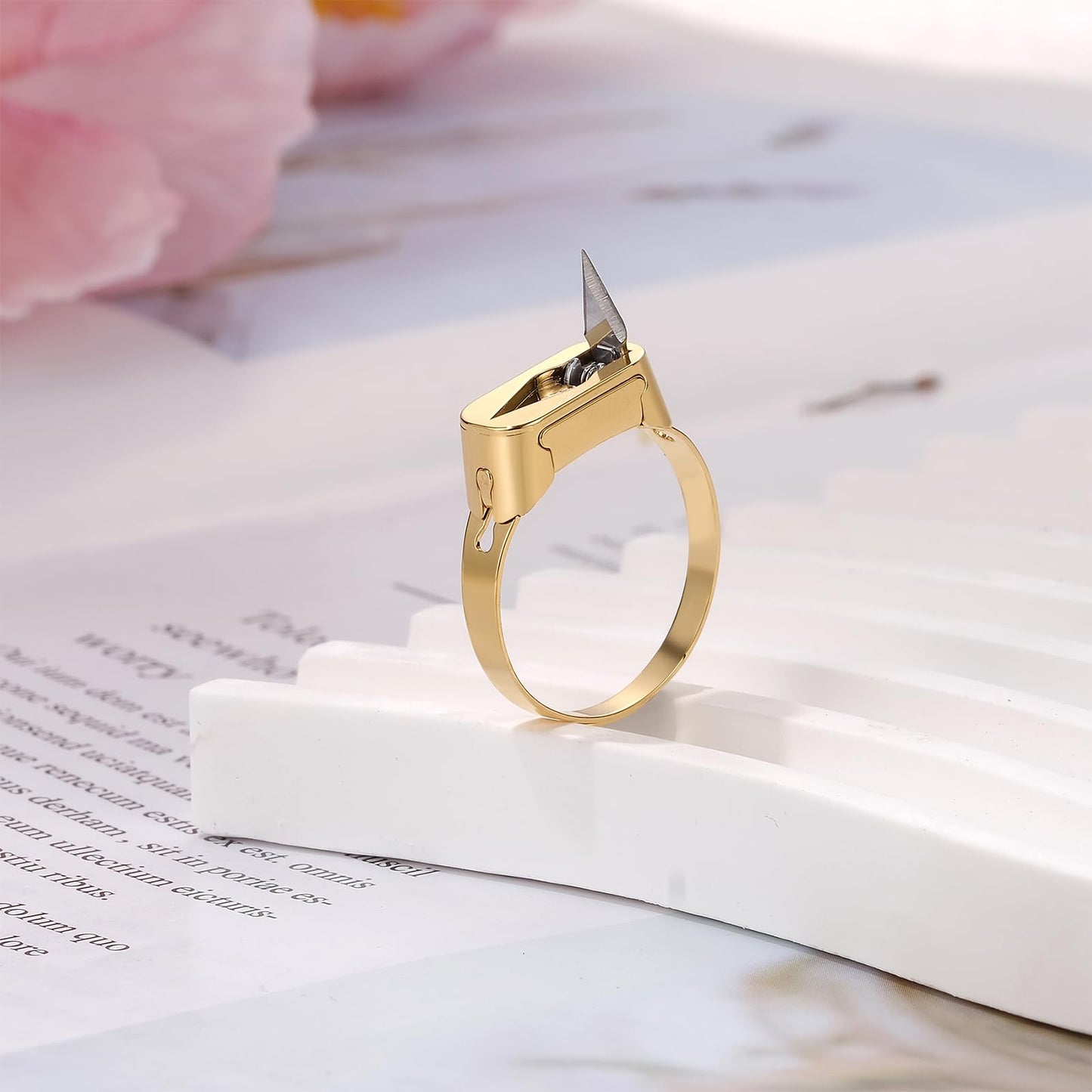 đMetal Self Defense Ring Knife