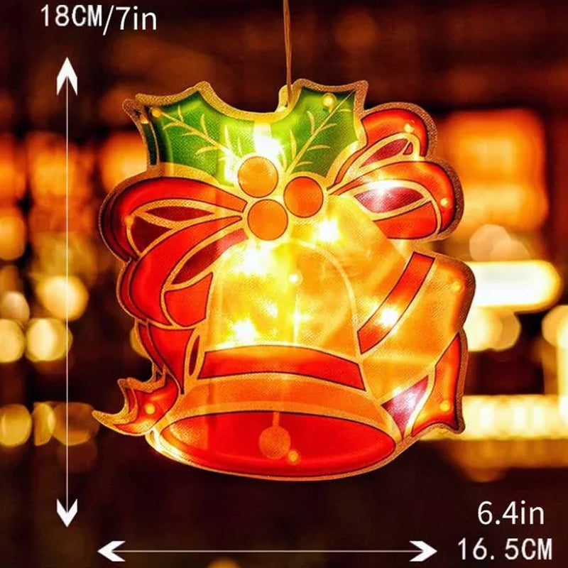 đChristmas Window Hanging Lights
