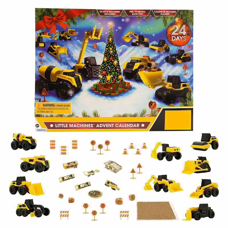 đ24-tĂ€giger Countdown-Kalender mit LKW auf dem Weg zu Weihnachten