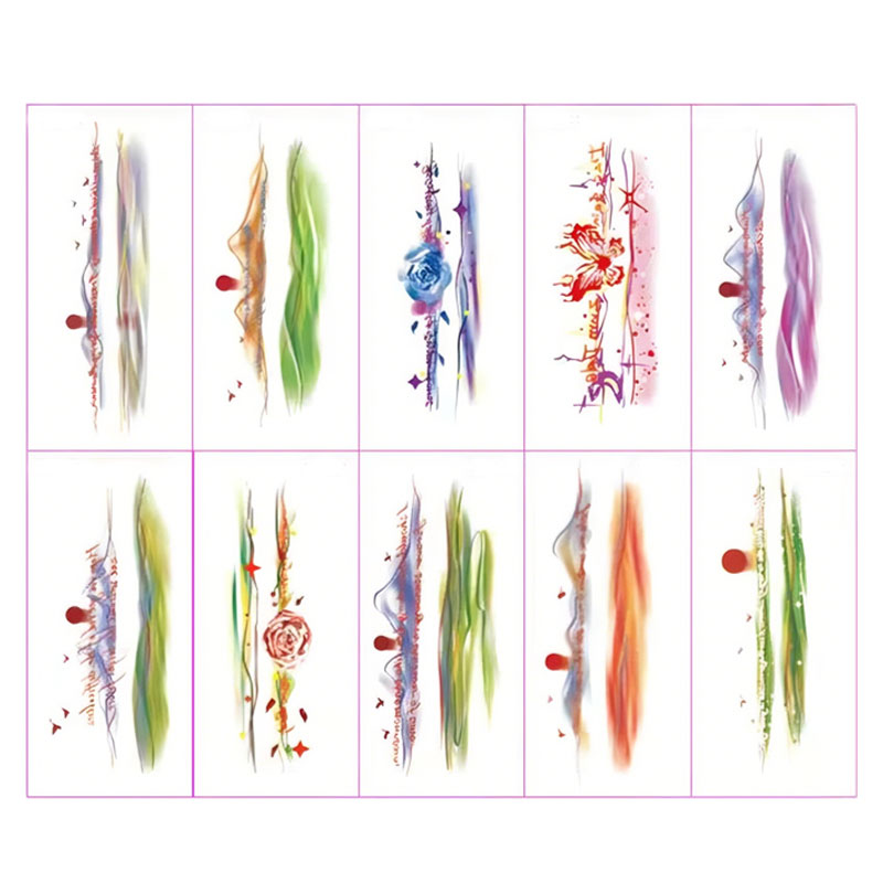 ✨🌈Luovat värikkäät ranne-tatuointitarra