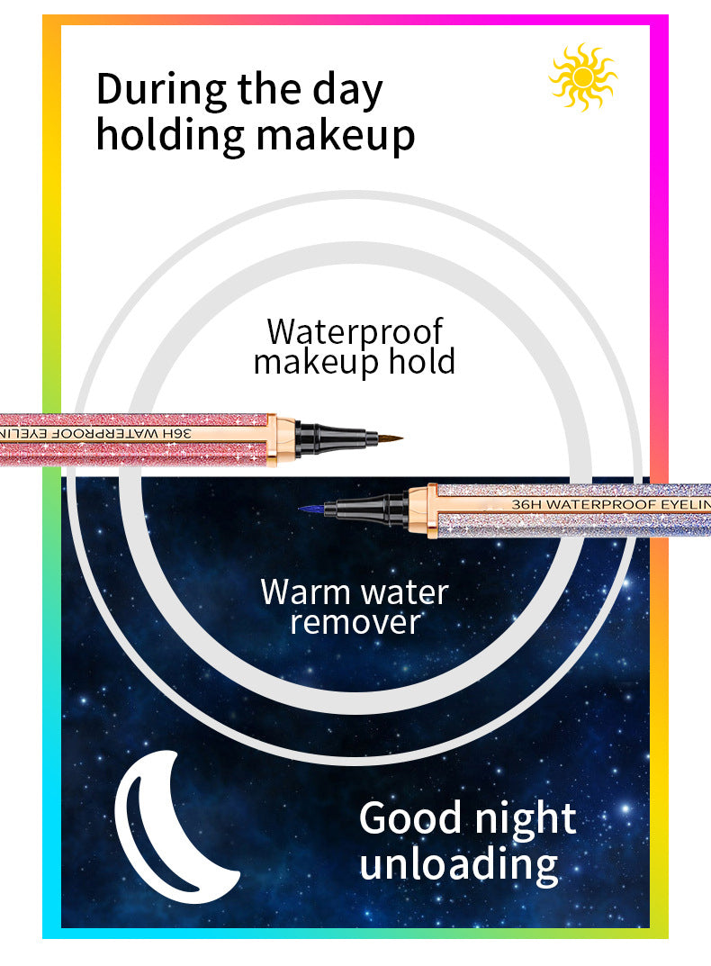 Värillinen vedenkestävä eyeliner