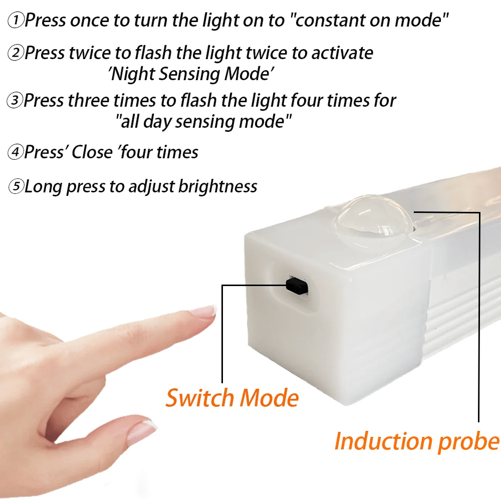 🔥UUDEN VUODEN MYYNTI - Ladattavat LED-valaisimet ilman lyöntiä Smart Sensor Magnetic