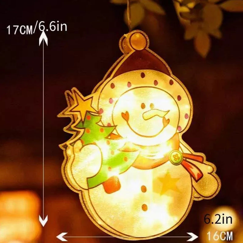 đChristmas Window Hanging Lights