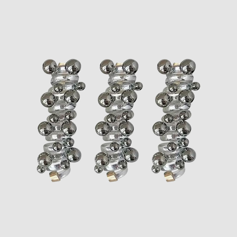 Pearl suora spiraali hiukset tie
