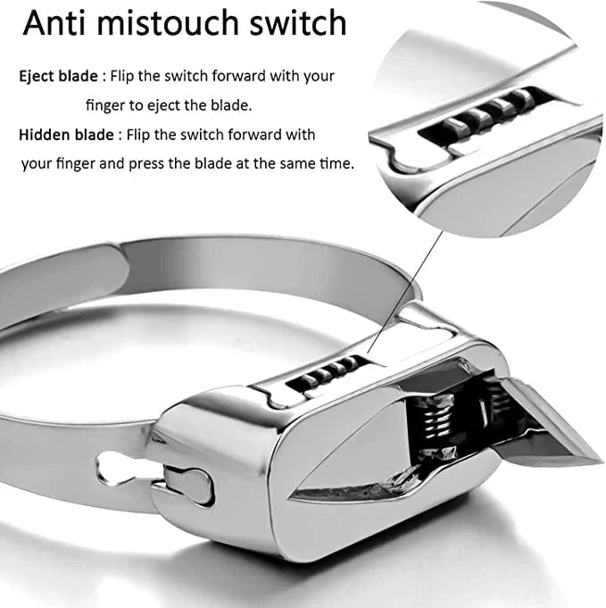 đMetal Self Defense Ring Knife