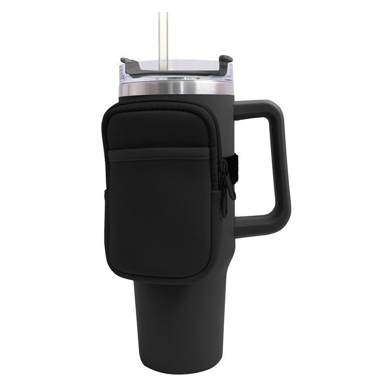 Säädettävä olkalaukku termosmukitelineellä 40oz:ll