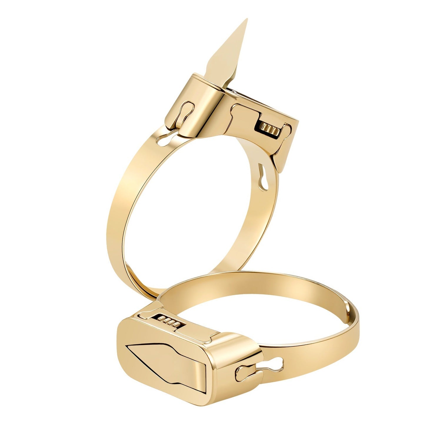 đMetal Self Defense Ring Knife