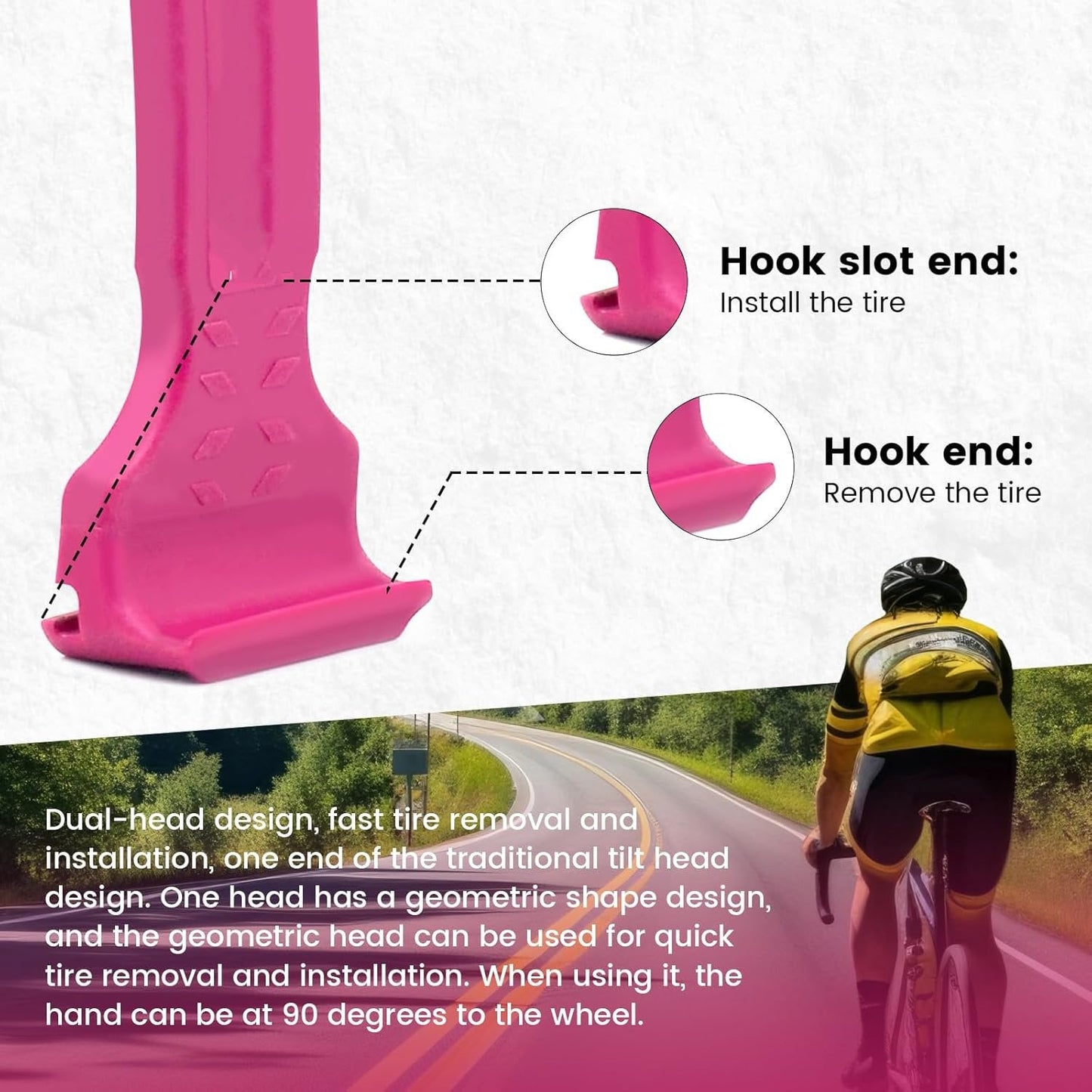 🚵2-in-1 Fahrradreifenheber Brechstange👨‍🔧