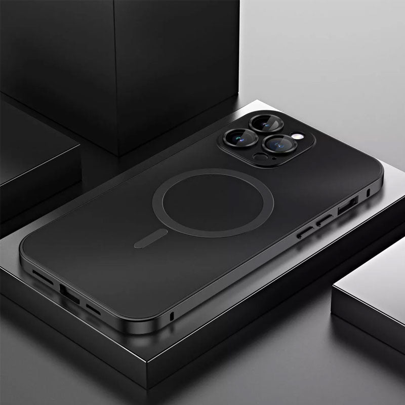 Magneettinen metalli Snap-On Case iPhonelle