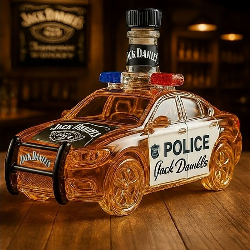 Police Car Whiskey Bottle