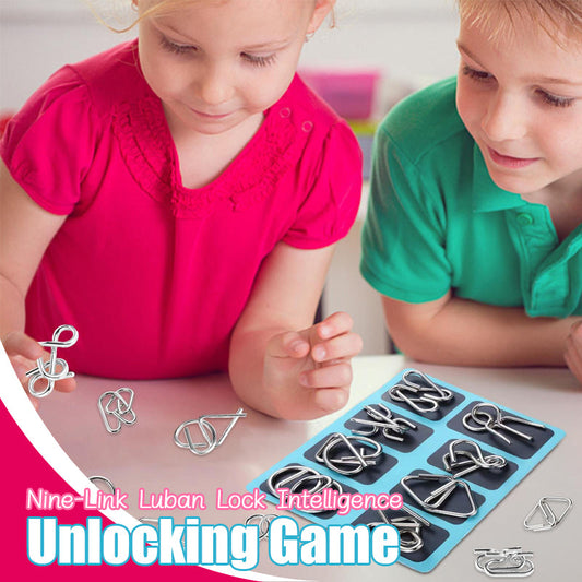 Nine-Link Luban Lock Intelligence -lukituspeli