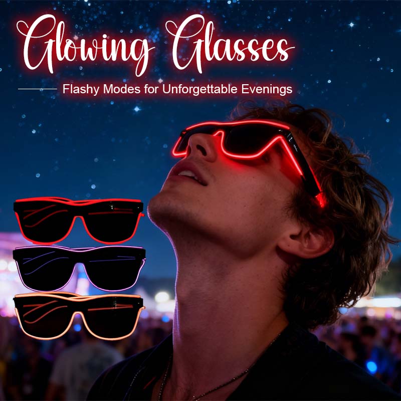 Valoa lähettävät silmälasi