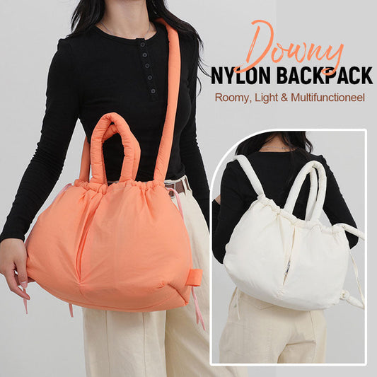 Untuvatakki Nylon Kiristysnyöri Reppu