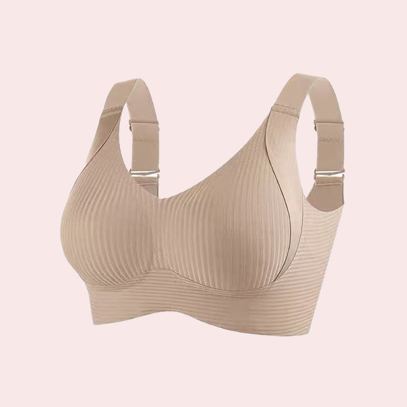 🔥Kevät kuuma myynti 49% OFF- Ribbed Push Up säädettävä langaton rintaliivit naisille