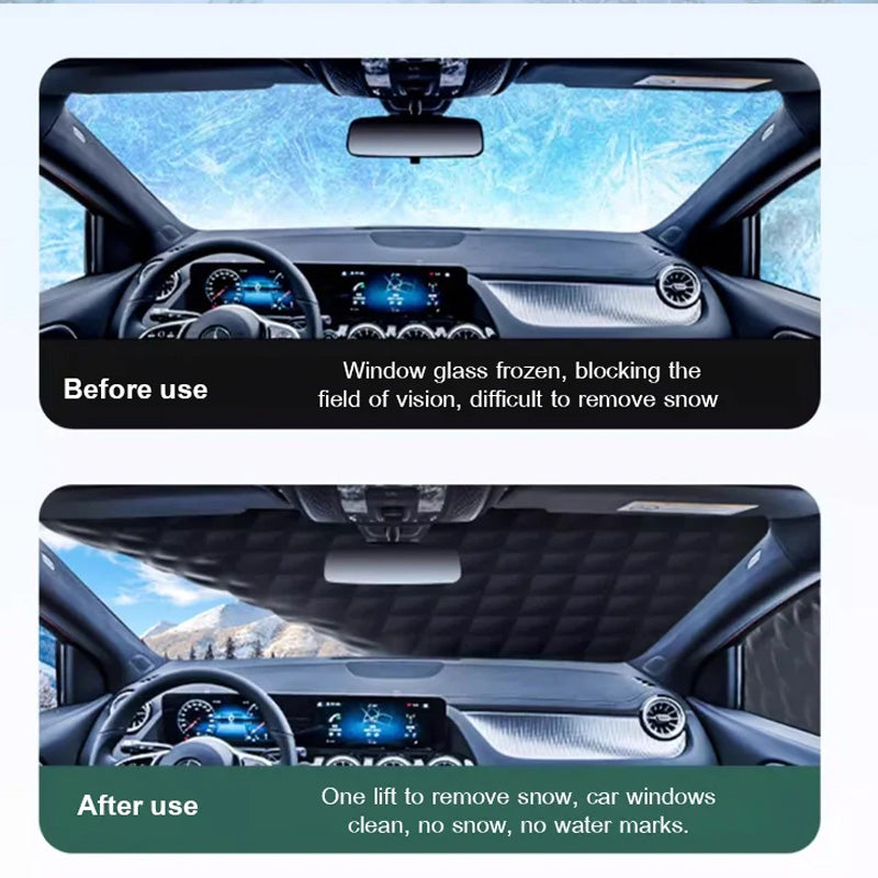 Magneettinen auton lumisuoj