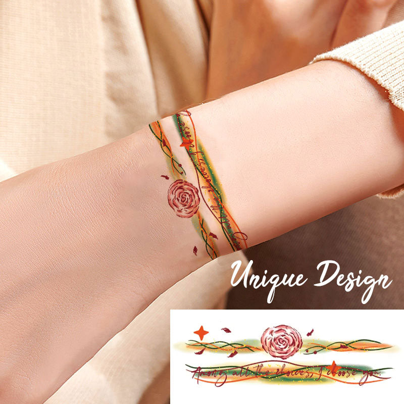 ✨🌈Luovat värikkäät ranne-tatuointitarra