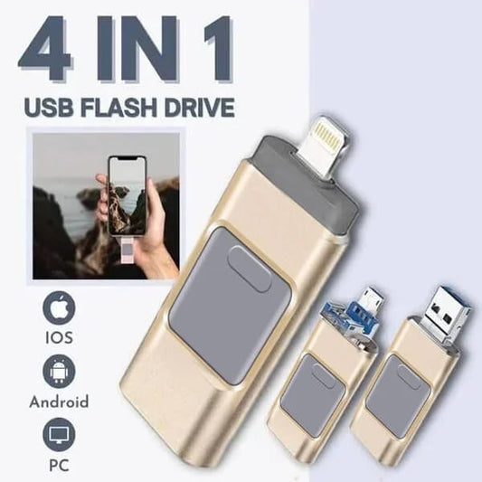 4 in 1 USB-muistitikku - salamannopea kuvansiirto