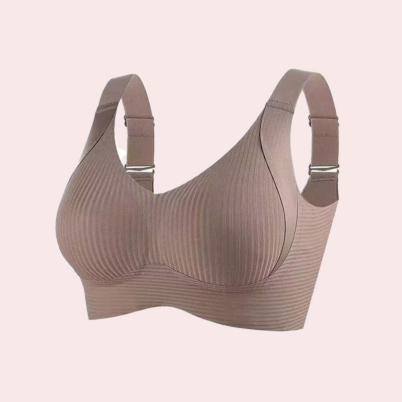 🔥Kevät kuuma myynti 49% OFF- Ribbed Push Up säädettävä langaton rintaliivit naisille
