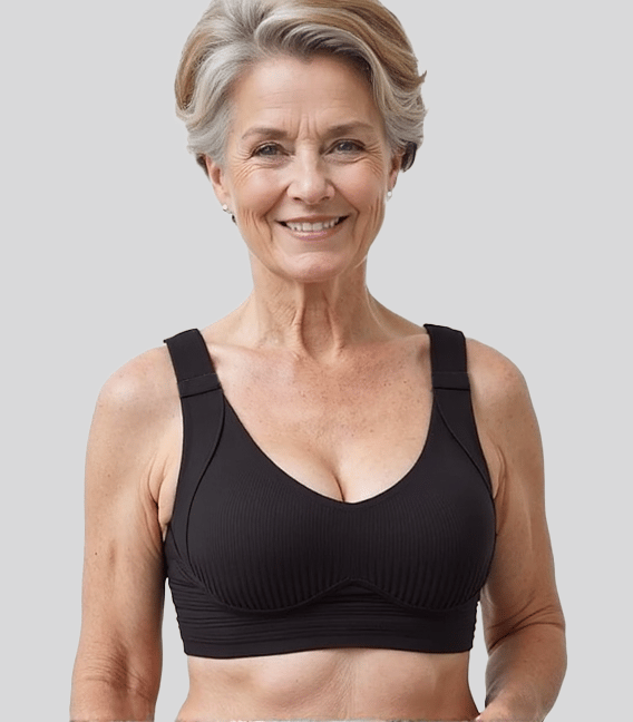 🔥Kevät kuuma myynti 49% OFF- Ribbed Push Up säädettävä langaton rintaliivit naisille