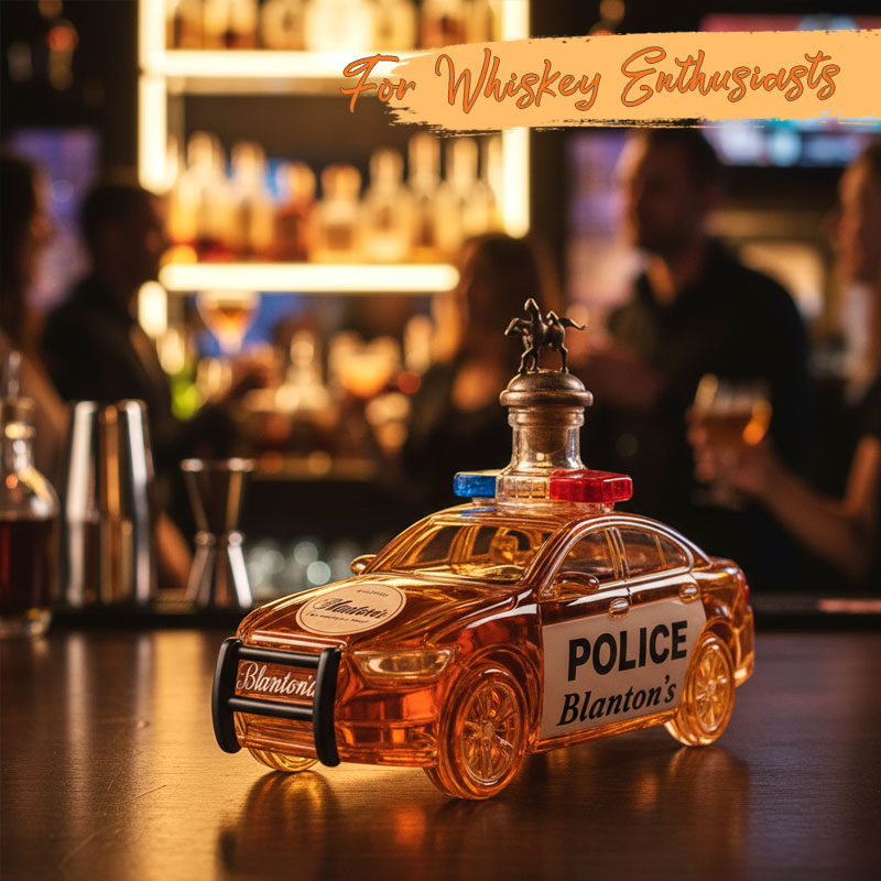 Police Car Whiskey Bottle