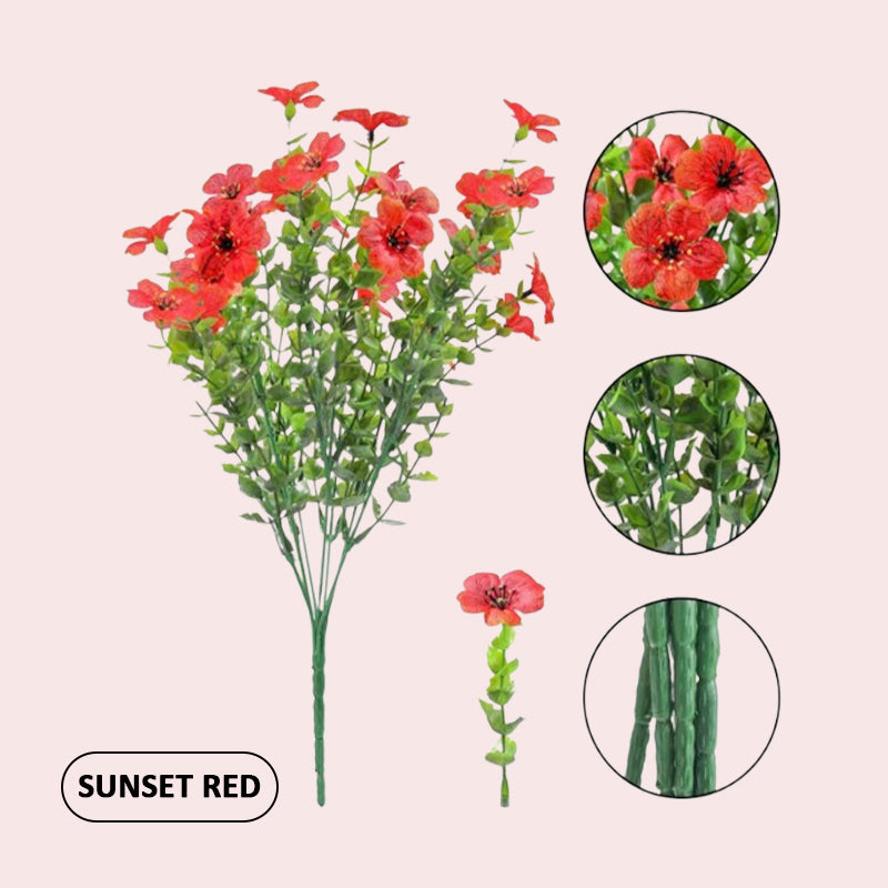 🌺UV-kestävä värikäs tekokukka💖