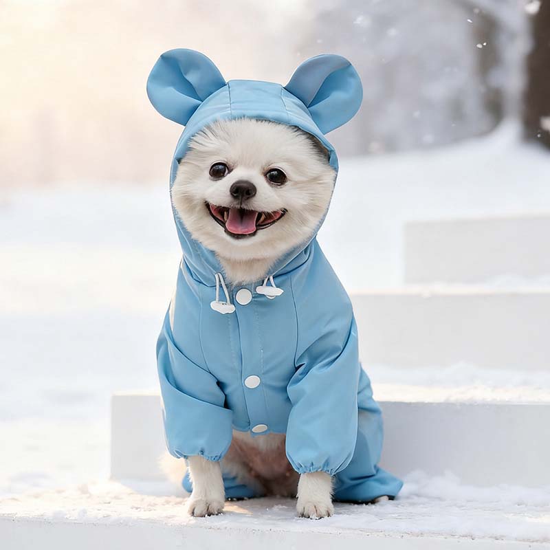 🐾 Vedenpitävä paksunnettu lemmikkieläinten takki ❄️