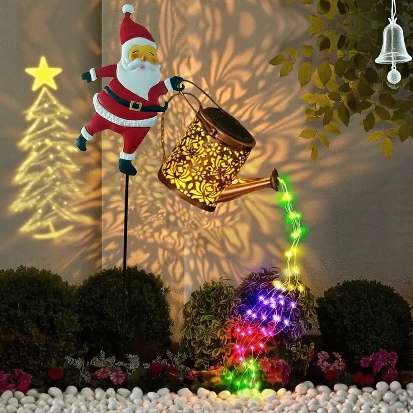 ⏰Joulupukki Solar Garden Light🎅🎄