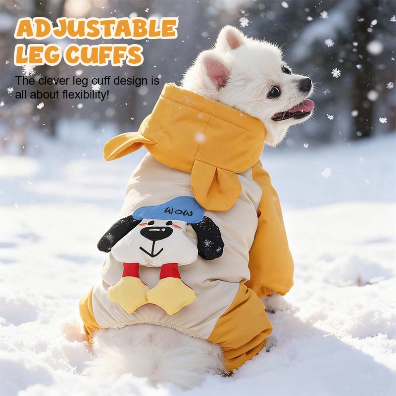 🐾 Vedenpitävä paksunnettu lemmikkieläinten takki ❄️