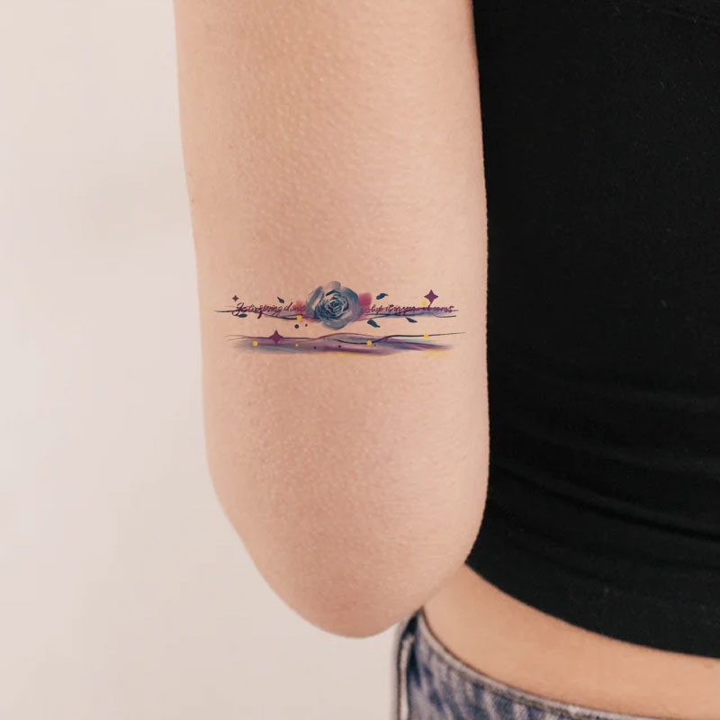 ✨🌈Luovat värikkäät ranne-tatuointitarra