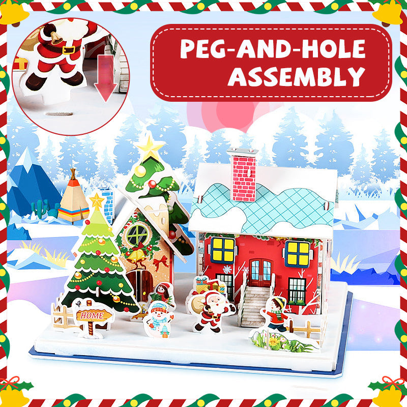 Jouluinen 3D-palapeli