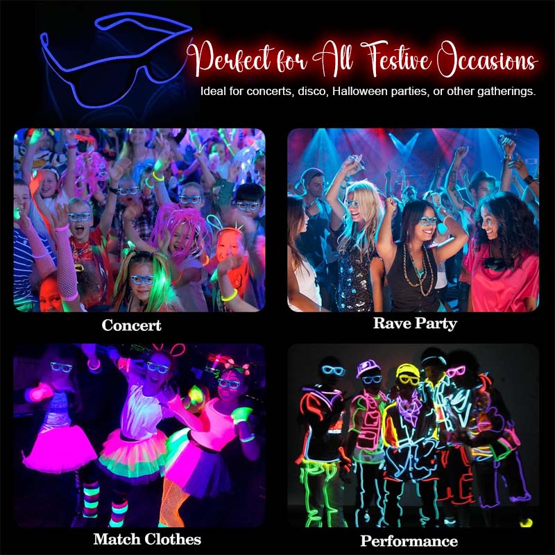 Valoa lähettävät silmälasi