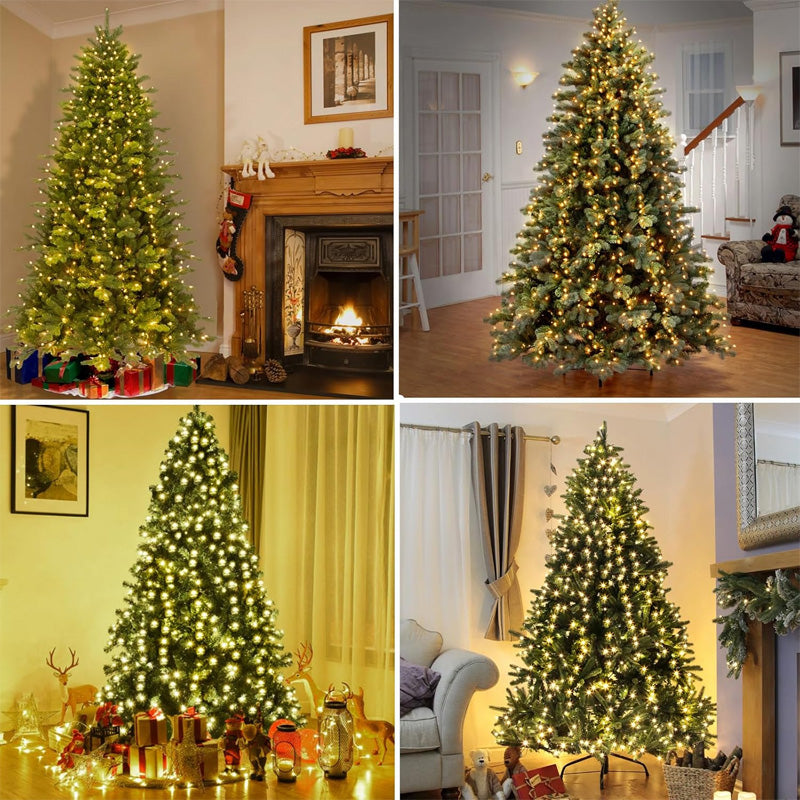 🎄 LED rengas viisipisteinen tähti joulukuusen valo 🎄