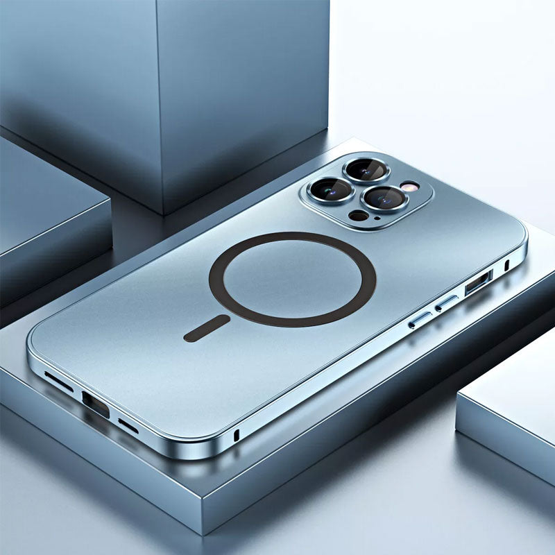 Magneettinen metalli Snap-On Case iPhonelle