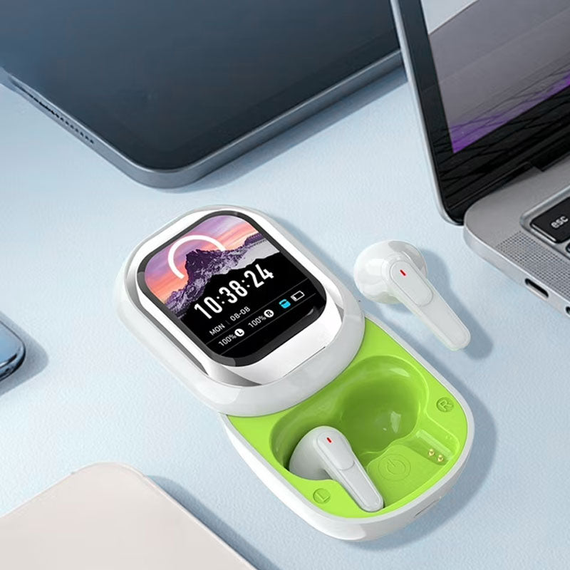 🎧Slide-Touch Bluetooth-kuulokkeet, joissa on AI-käännös